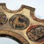 A superb mid century hard carved zodiac sunburst mirror with convex witch’s eye or banker’s mirror glass, hand made in...