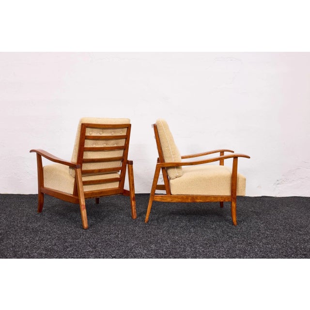 Mid-Century Modern Armchairs by Karoly Nagy, 1940s, Set of 2 For Sale - Image 13 of 18