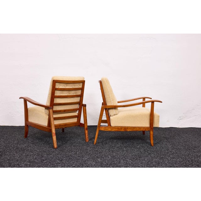 Set of Mid-Century Modern Armchairs by Karoly Nagy, 1940s For Sale - Image 13 of 18