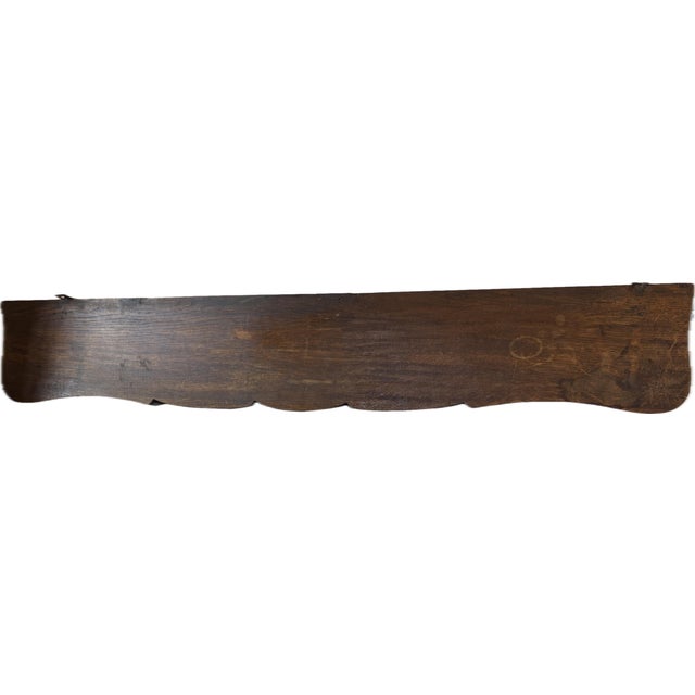 Vintage French Carved Wood Coat or Pot Rack For Sale - Image 11 of 12
