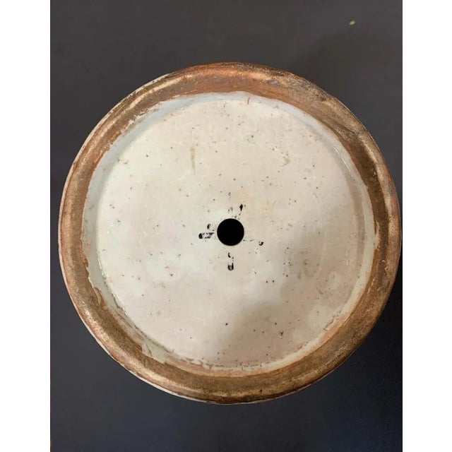 Chinese Blanc Bleu Vase, 1800s For Sale - Image 6 of 11