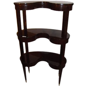 Jonathan Charles Kidney Shaped 3-Tier Etagere