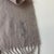 Early 21st Century Yves Saint Laurent Grey Solid 100% Wool Scarf For Sale - Image 5 of 10