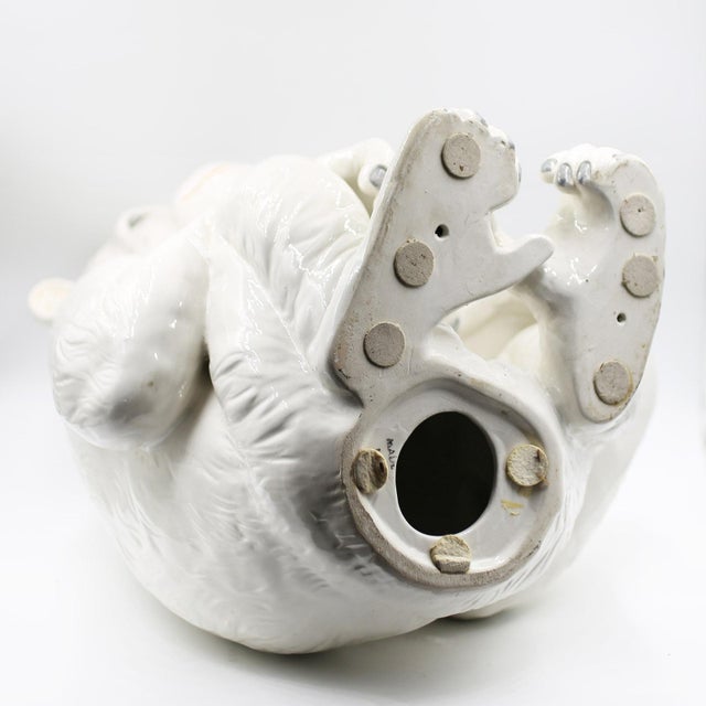 Vintage Monkey Chimpanzee in Ceramic, 1960s For Sale - Image 9 of 12