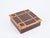 Italian Bakelite and Bamboo Square Decorative Box by Tommaso Barbi, 1980s For Sale - Image 15 of 16