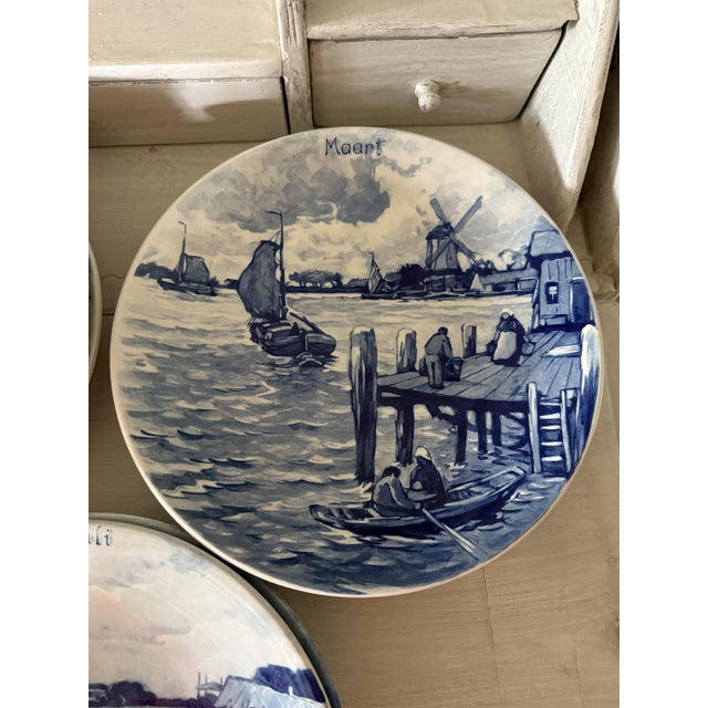 Series 1661 Wall Plate by Delft, 1950s, Set of 12 For Sale - Image 12 of 12