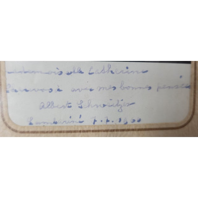 1960's Signed Autographed Photo of German Nobel Prize Winning Polymath Albert Schweitzer For Sale - Image 4 of 6