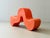 An expressive plastic chair based on a design by verner panton, manufactured by densa basel in 1999. Its sculptural,...