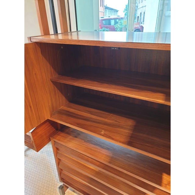 Wood Swedish Teak & Metal Modular Library, 1960s For Sale - Image 7 of 18