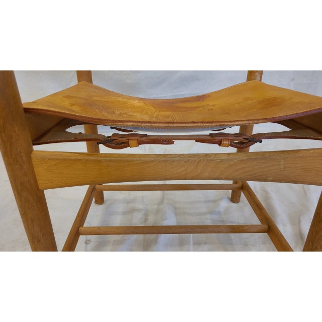 Mid 20th Century Mid 20th Century Borge Mogensen Spanish Armchair For Sale - Image 5 of 7