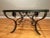 1990s Wrought Iron Glass Top Coffee/Cocktail Table For Sale - Image 5 of 11