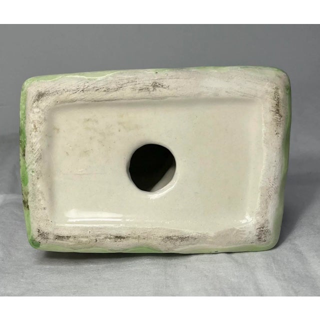 Art Deco Vintage Trompe-l'Oeil Dog Ceramic Figurine I For Sale - Image 3 of 7