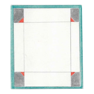 1995 Charles Dudley Geometric Drawing For Sale