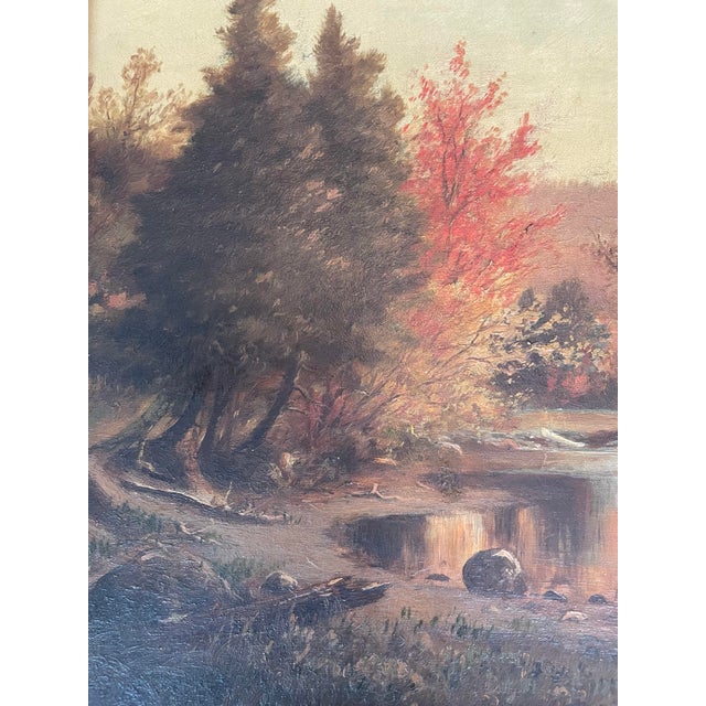 Antique 19th Century Landscape B B Bucklin For Sale - Image 4 of 9