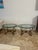 Italian Gilt Iron Scroll Side Table With Custom Notched Glass Top For Sale - Image 12 of 12