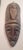 Wood Pair of Hand Carved Wooden Tribal Face Mask Folk Art For Sale - Image 7 of 16