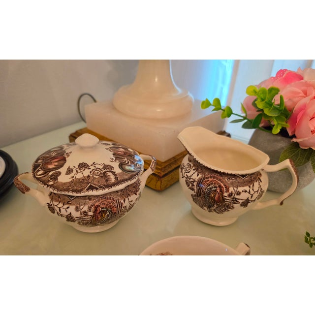 Vintage Johnson Brothers His Majesty Creamer Pitcher England For Sale - Image 9 of 10