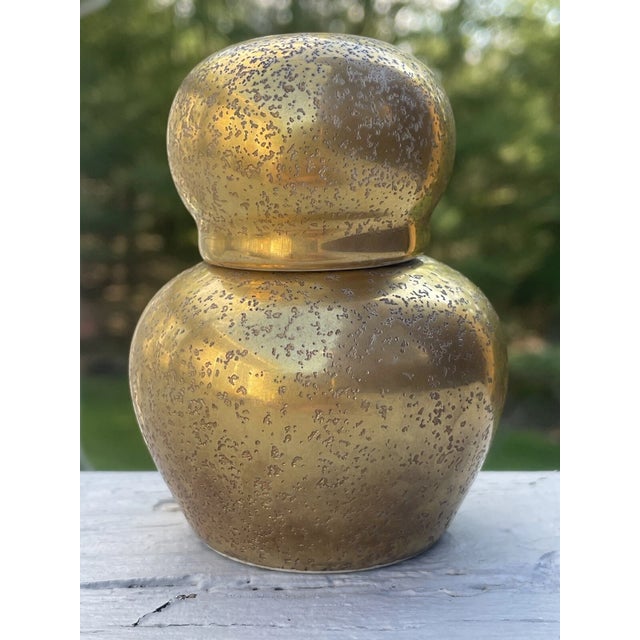 Noritake Rare Antique Art Deco Japanese Noritake Porcelain Figural Owl Inkwell Gilt For Sale - Image 4 of 12