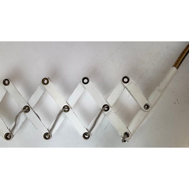 Metal Scissor Wall Lamp from Hala Zeist, 1960s For Sale - Image 7 of 16