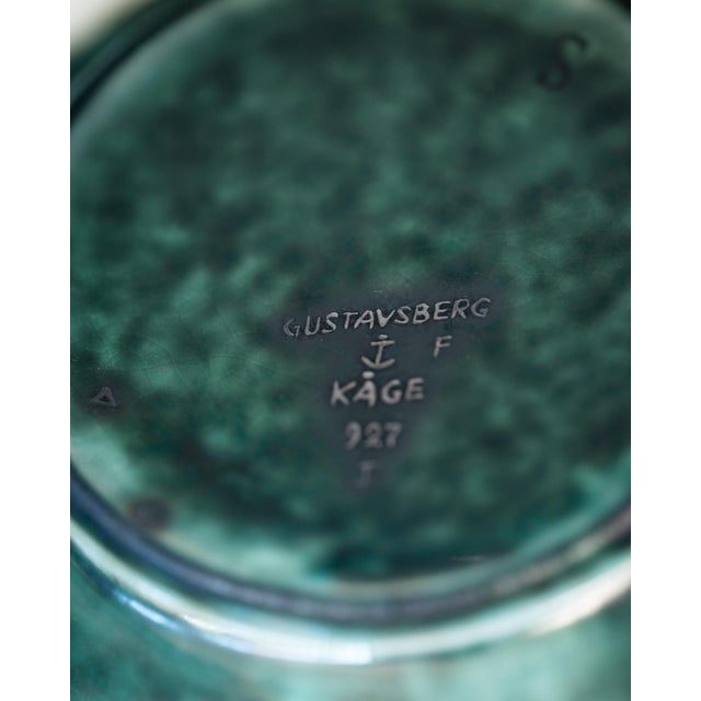 Argenta Bowl with Silver Decoration by Wilhelm Kåge for Gustavsberg, Sweden, 1949 For Sale - Image 6 of 8