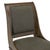 Bernhardt Set of Six Transitional Walnut Dining Chairs With Charcoal Upholstery For Sale - Image 9 of 14