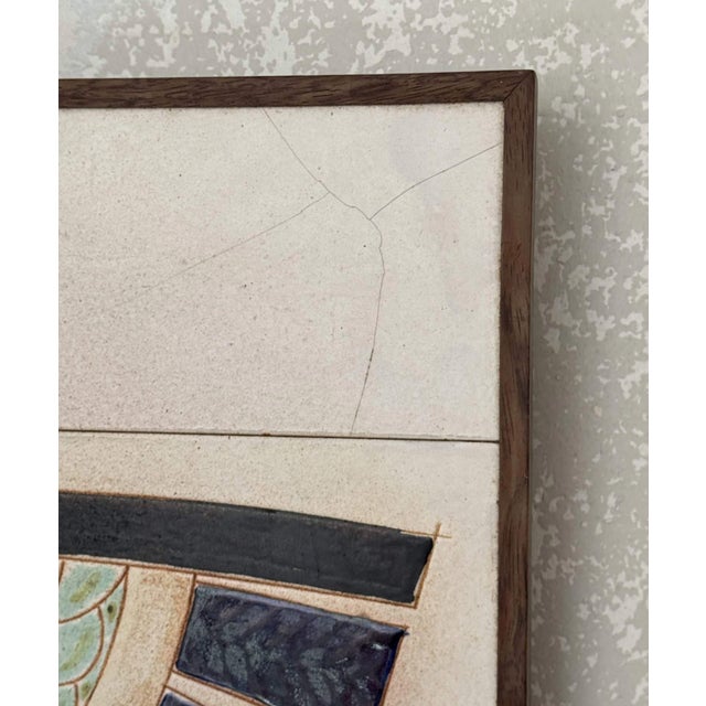 Modern Ceramic Wall Panel by Sinclair for Belform, 1950 For Sale - Image 3 of 5