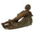 Antique French Art Deco Bronze Sculpture Native American Indian Hunter Scout by René-André Varnier, Circa 1920 For Sale - Image 11 of 18