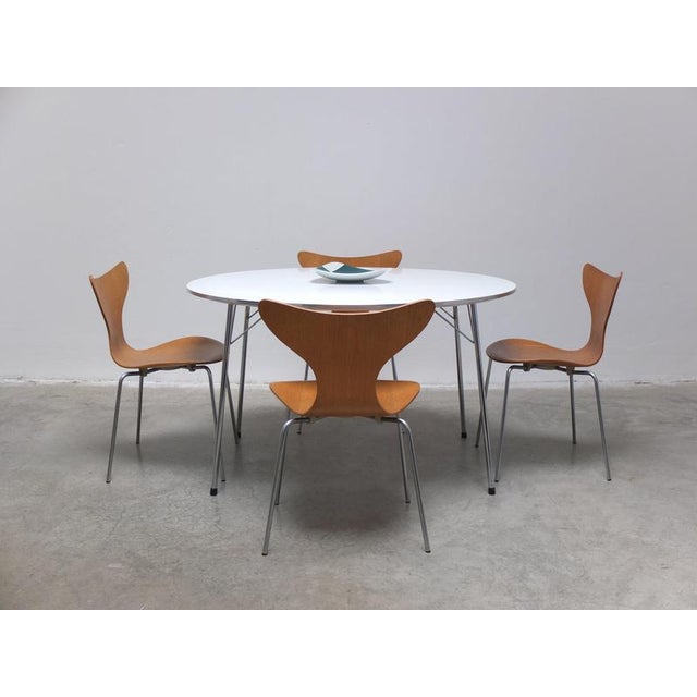 3600 Round Table by Arne Jacobsen for Fritz Hansen, 1978 For Sale - Image 14 of 15