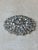 Metal Vintage Silver Rhinestone Belt Buckle For Sale - Image 7 of 11