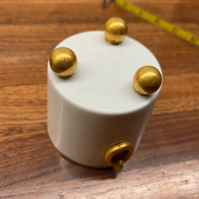 Miniature Cachepot With Gilded Handles and Ball Feet For Sale - Image 4 of 4