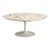 Knoll Saarinen Round Tulip Pedestal Coffee Table in Arabescato Marble For Sale