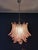 Pink Italian Murano Six-Tier Felci Glass Chandelier with 36 Pink Glasses For Sale - Image 8 of 18