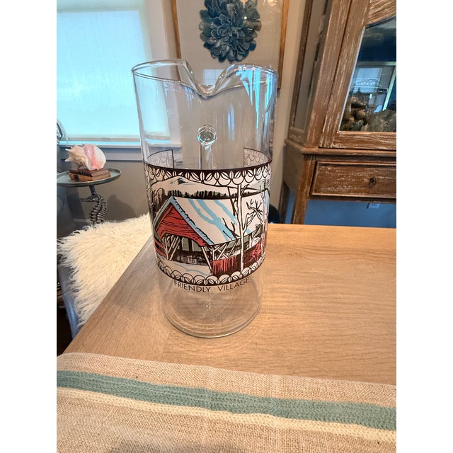 Glass 1970s Johnson Brothers Friendly Village Pitcher For Sale - Image 7 of 9