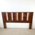 Mid-Century Modern Vintage Mid-Century Modern Walnut Queen Headboard With Architectural Slat Design For Sale - Image 3 of 15