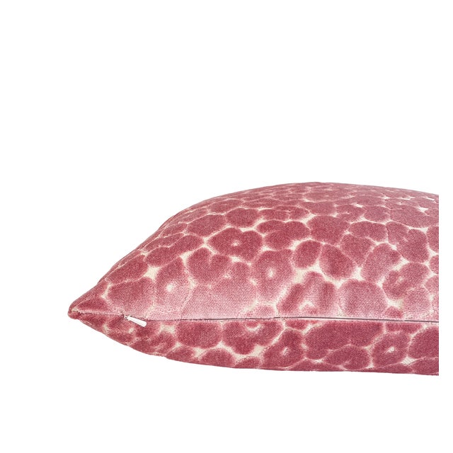 Modern Pink Leopard 20x20 Velvet Throw Pillow With Feather Down Insert For Sale - Image 3 of 6