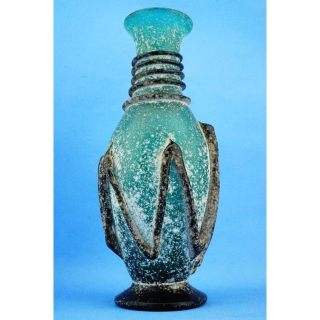 Green and Black Murano Glass Vases by C. Zeta, Italy, 1970s, Set of 2 For Sale - Image 11 of 18
