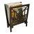 Frank Lloyd Wright Lake Geneva Cast Iron Deep Brown Magazine Rack For Sale