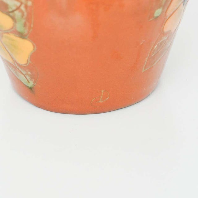 Catalan Hand-Painted Ceramic Vase by Diaz Costa, 1960s For Sale - Image 10 of 13