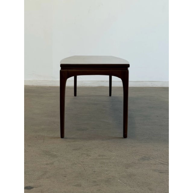 1980s Motif Walnut Coffee Table For Sale - Image 11 of 18