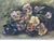 Antique Floral Oil on Board For Sale - Image 4 of 8