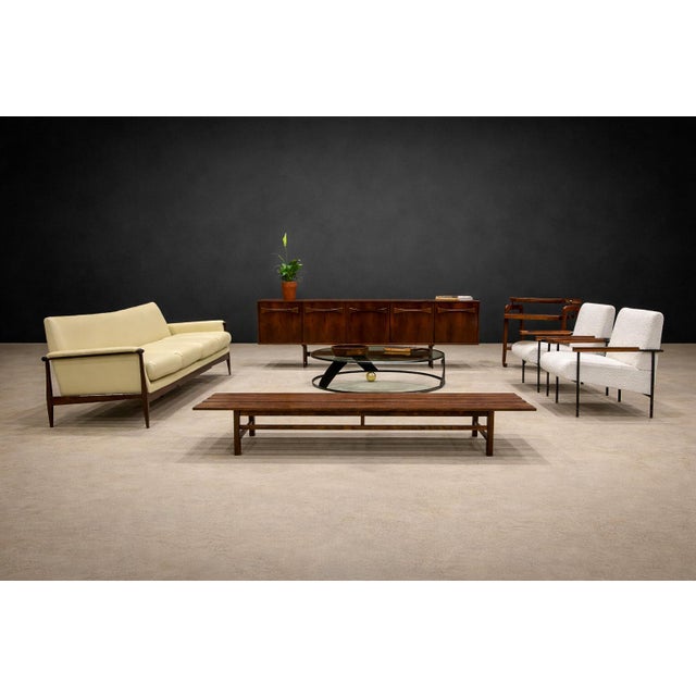 Bench in Rosewood, Att. To Joaquim Tenreiro, 1960s For Sale - Image 9 of 12