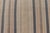 Textile Vintage Turkish Gallery Kilim With Soft Neutral Stripes in Blue and Sand For Sale - Image 7 of 12