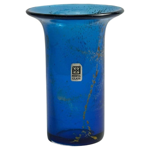 Vintage Glass Spill Vase from Mdina, 1970s For Sale - Image 10 of 10