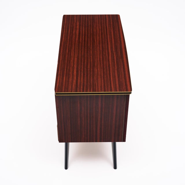 Period Mid-Century Modern, French Bar Cabinet, 1950 For Sale - Image 9 of 9