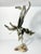 1960s Mid-Century Vintage Large Rooster Chicken Silver Metal Art Sculpture For Sale - Image 4 of 12