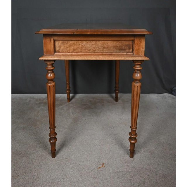 Vintage Louis XVI Style Walnut Desk, 1920 For Sale - Image 12 of 17