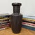 Early 20th Century Charcoal Glaze Grey Ceramic Vase with Cylindrical Form For Sale - Image 5 of 10
