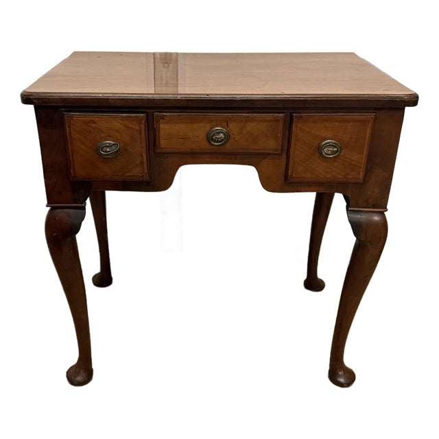 Antique 18th C English Walnut Lowboy For Sale
