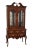 Traditional Keller Furniture Solid Cherry Traditional Style 40" Buffet W. Lighted Display China Cabinet 9672 For Sale - Image 3 of 12