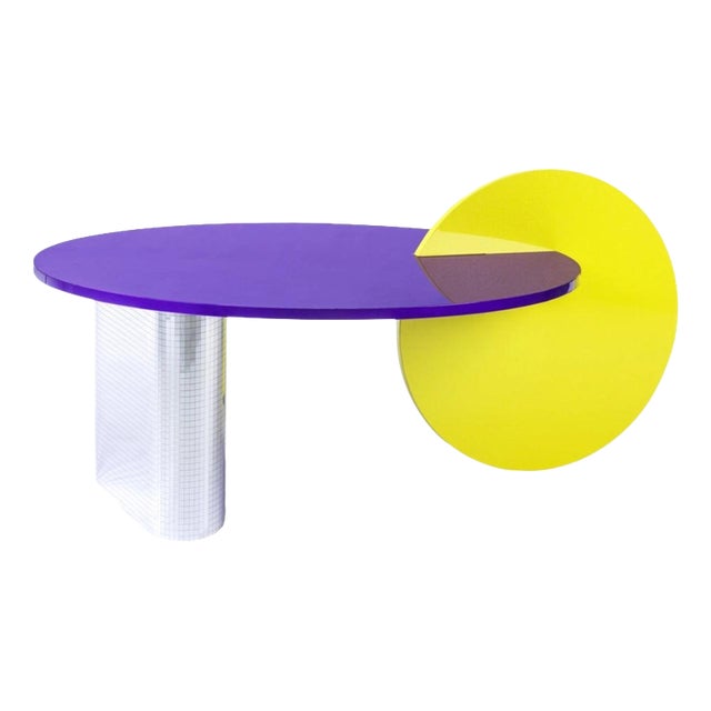 Galactica Saturn Coffee Table in Powder-Coated Aluminum by Altreforme For Sale